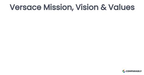 versace mission|versace vision statement meaning.